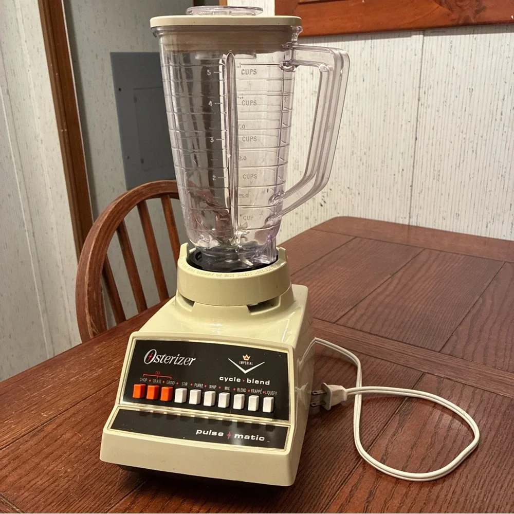 Imperial Osterizer Blender with Clear Pitcher Pulse Matic 10 Vintage
